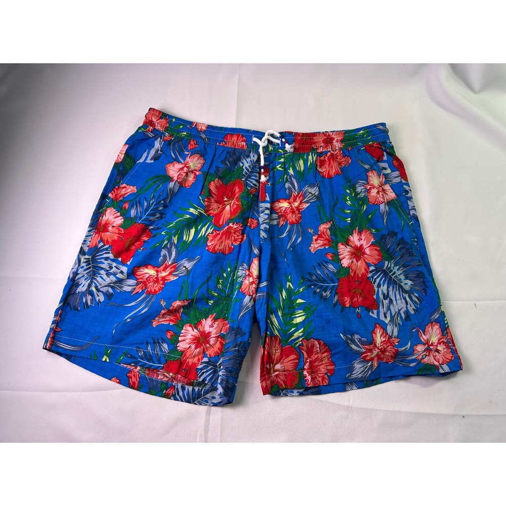 NWT JOGAL Men Sz 2XL Tropical Hawaiian Floral Shorts Vacation Beach‎ Boho Summer